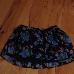 Abercrombie kids floral skirt